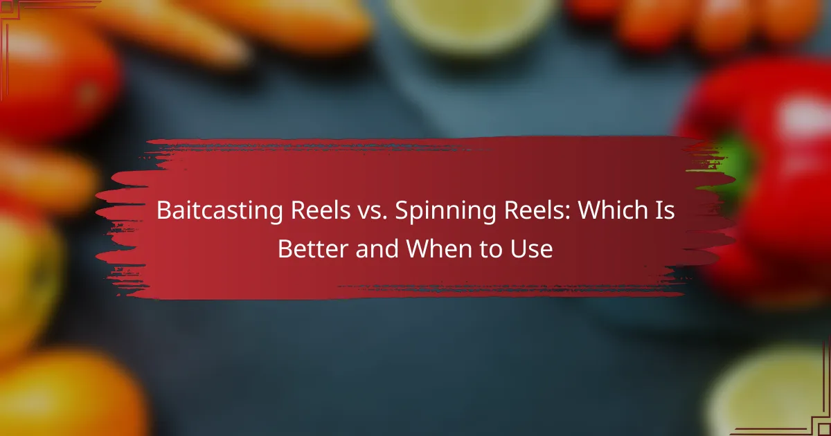 Baitcasting Reels vs. Spinning Reels: Which Is Better and When to Use