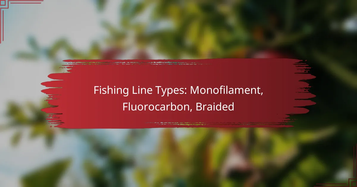 Fishing Line Types: Monofilament, Fluorocarbon, Braided